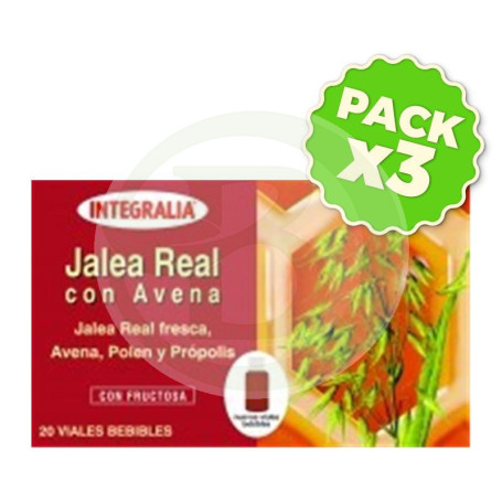 Pack 3x Jalea Real con Avena Integralia