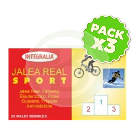 Pack 3x Jalea Real Sport Integralia