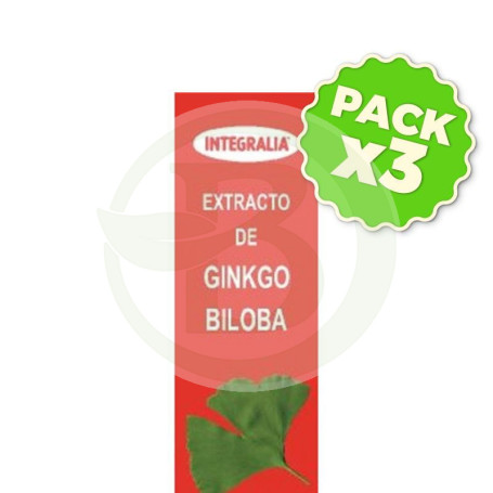 Pack 3x Extracto de Ginkgo Biloba 50Ml. Integralia