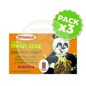 Pack 3x Xiong Panda Real 20 Viales Integralia