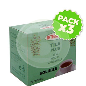 Pack 3x Tila Plus 20 Sobres Integralia