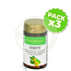 Pack 3x Dren Originalia 60 Cápsulas Integralia