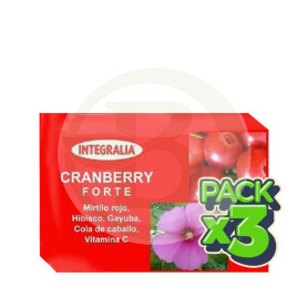 Pack 3x Cranberry Forte 60 Cápsulas Integralia
