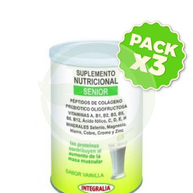 Pack 3x Suplemento Nutricional Senior 340Gr. Integralia