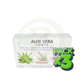Pack 3x Aloe Vera Forte 20 Viales Integralia
