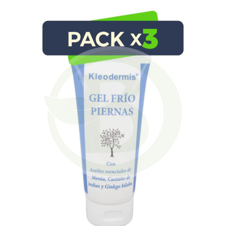 Pack 3x Kleodermis Gel Frio para Piernas 100Ml. Integralia