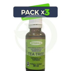 Pack 3x Aceite Esencial De Árbol del Té Eco 30Ml Integralia