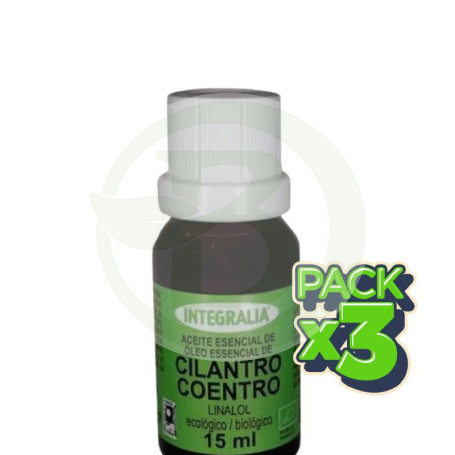 Pack 3x Aceite Esencial De Cilantro Eco 15Ml Integralia