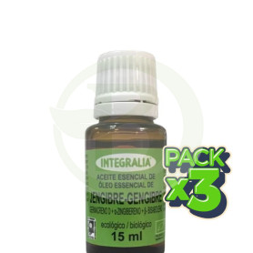 Pack 3x Aceite Esencial De Jengibre Eco 15Ml Integralia