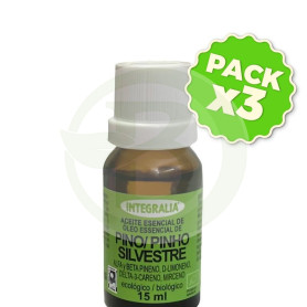 Pack 3x Aceite Esencial De Pino Silvestre Eco 15Ml Integralia