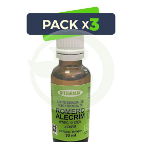 Pack 3x Aceite Esencial De Romero Eco 30Ml Integralia