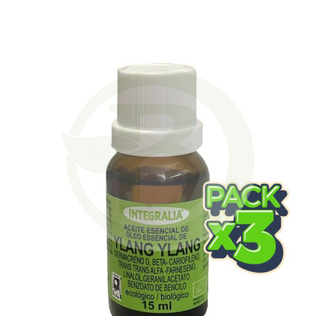 Pack 3x Aceite Esencial De Ylang Ylang Eco 15Ml Integralia