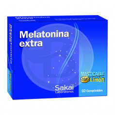 Melatonina Extra 60 Comprimidos Masticables Sakai