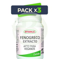 Pack 3x Extracto De Fenogreco 60 Cápsulas Integralia