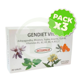 Pack 3x Gendiet Vital 20 Viales Integralia