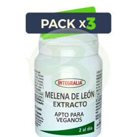 Pack 3x Extracto De Melena De León 60 Cápsulas Integralia