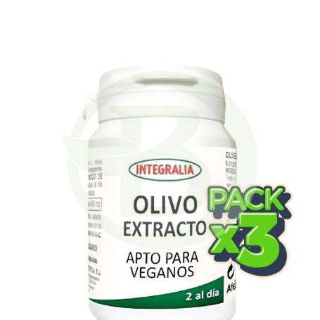 Pack 3x Extracto De Olivo 60 Cápsulas Integralia