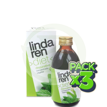 Pack 3x Depurativo Eco 250Ml. Lindaren Diet