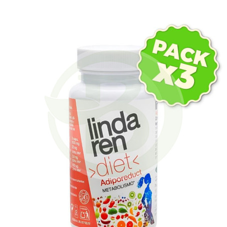 Pack 3x Adiporeduct 60 Cápsulas Lindaren Diet
