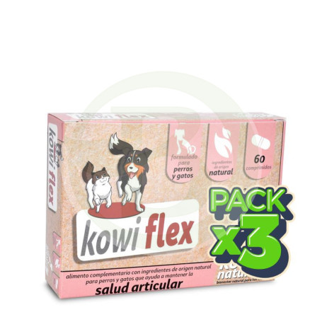 Pack 3x Kowi Flex, 60 Comprimidos Kowi Nature