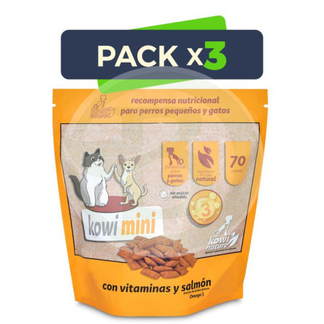 Pack 3x Kowi Mini, Snack 70 Gr Kowi Nature