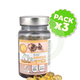 Pack 3x Kowi Omega 60 Perlas Kowi Nature