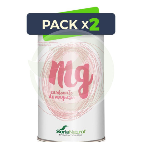 Pack 2x Carbonato de Magnesio 150Gr. Soria Natural