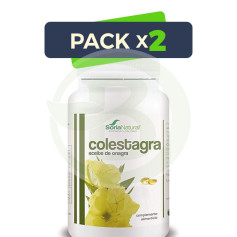 Pack 2x Aceite de Onagra 500 Perlas Soria Natural