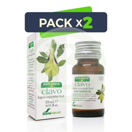 Pack 2x Aceite Esencial de Clavo Soria Natural