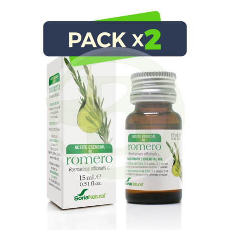 Pack 2x Aceite Esencial de Romero Soria Natural