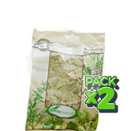 Pack 2x Eucalipto Hojas Bolsa 70Gr. Soria Natural