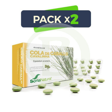Pack 2x Cola de Caballo 60 Comprimidos Soria Natural
