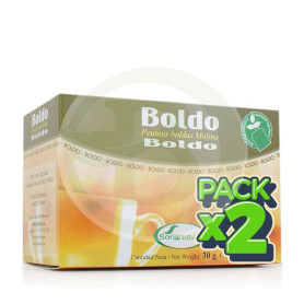 Pack 2x Infusiones de Boldo 20 Filtros Soria Natural