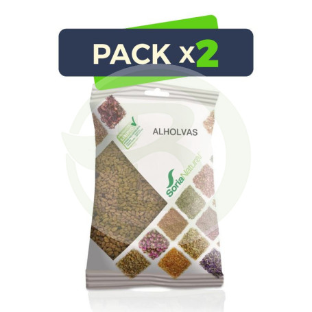 Pack 2x Alholvas Bolsa 150Gr. Soria Natural