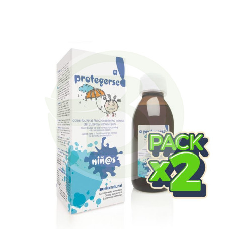 Pack 2x A Protegerse Jarabe 150Ml. Soria Natural