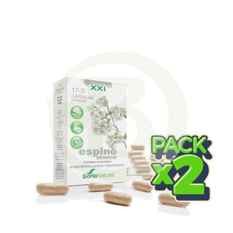 Pack 2x Espino Blanco 17-S Fórmula XXI Soria Natural