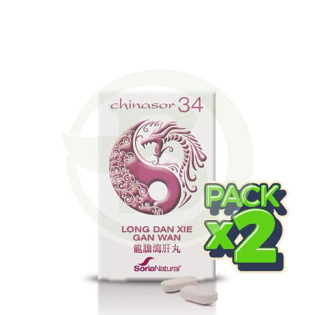 Pack 2x Chinasor 34 Soria Natural