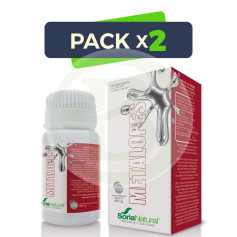 Pack 2x Metalopes 120 Comprimidos Soria Natural