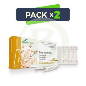Pack 2x Diatonato 1 (Mn) 28 Viales Soria Natural