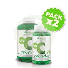 Pack 2x Verde de Cebada BIO 240 Cápsulas Soria Natural