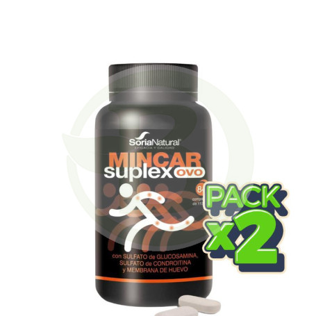 Pack 2x Mincar Suplex Ovo 84 Comprimidos Soria Natural