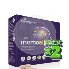 Pack 2x Memoalz 60 Comprimidos De 1100Mg. Soria Natural