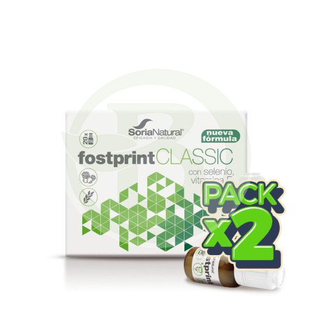 Pack 2x Fost Print Classic 20 Viales Soria Natural