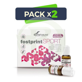 Pack 2x Fost Print Sport 20 Viales Soria Natural