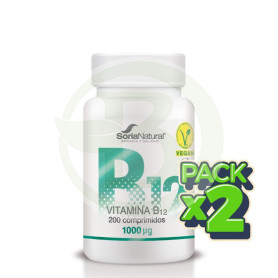 Pack 2x Vitamina B12 250 Mgrs. X 200 Liberacion Sostenida Soria Natural