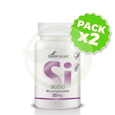 Pack 2x Silicio 800 Mgrs. X 60 Liberacion Sostenida Soria Natural