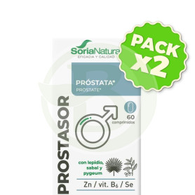 Pack 2x Prostasor 60 Comprimidos Soria Natural