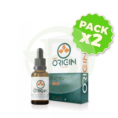 Pack 2x Natural Oil Blend Cbd 20% Bio 10Ml Naturasor