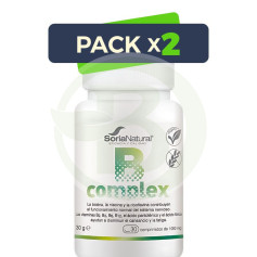 Pack 2x B-Complex 30 Comprimidos Soria Natural