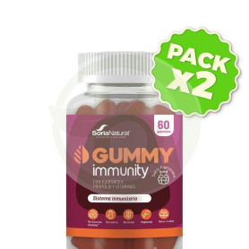 Pack 2x Immunity 60 Gominolas Soria Natural